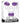 Ring True Cock Ring - Clear/Purple - Set