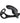 RO-Zen Pro Rechargeable Silicone Cock Ring with Vibrating Butt Plug - Black