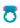 Rock Candy Sugar Buzz Vibrating Cock Ring - Blue