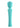 Rock Candy Sweetentsity Rechargeable Silicone Vibrating Wand - Blue
