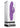 Romantic Rabbit Rechargeable Silicone Vibrator with Dual Motors - Purple