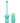 Romp Cello Rechargeable Silicone G-Spot Vibrator with Remote - Teal
