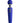 Romp Flip Rechargeable Silicone Wand Massager - Blue