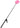 Rouge Fifty Times Hotter Leather Hand Riding Crop - Pink