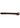 Rouge Fifty Times Hotter Leather Riding Crop - Black