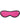 Rouge Leather Blindford Eye Mask - Pink
