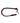 Rouge Leather Devil Tail Whip - Black/Red