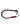 Rouge Leather Devil Tail Whip - Black/Red