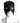 Rouge Leather Half Mask - Black