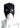 Rouge Leather Half Mask - Black