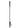 Rouge Leather Riding Crop with Slim Tip - Blue