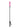 Rouge Leather Riding Crop with Slim Tip - Pink