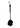 Rouge Mini Leather Hand Riding Crop - Black