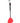 Rouge Mini Leather Hand Riding Crop - Red