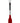 Rouge Mini Leather Oval Paddle - Red