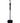 Rouge Mini Leather Spade Paddle - Black