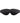 Rouge Padded Leather Adjustable Blindfold - Black