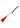 Rouge Tasselled Leather Riding Crop - Black/Red