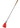 Rouge Wooden Handle Leather Riding Crop - Red