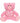 S-Line Bear Bondage Fuzzy - Pink - Large