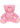 S-Line Bear Bondage Fuzzy - Pink - Large