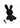 S-Line Rabbit Bondage Velvet - Black - Small