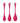 Satisfyer Yoni Power 1 Silicone Weighted Ben Wa Balls - Red - Set