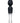 Secret Kisses Glass Black Magic Silicone Rechargeable Dual End Wand - Black/Clear