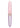 Secret Kisses Glass Lipstick Rechargeable Silicone Dual End Vibrator - Clear/Pink