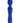 Selopa Blue Belle Silicone Rechargeable Dual End Vibrating Wand - Blue