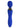 Selopa Blue Belle Silicone Rechargeable Dual End Vibrating Wand - Blue