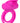 Silicone Rechargeable Dual Clit Flicker Vibrating Cockring Multispeed Waterproof - Pink