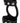 Silicone Tri-Snap C and B Cage Cock Ring - Black