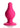 Squeeze-It Squeezable Silicone Tapered Anal Plug - Pink - Small