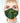 Super Fun Pot Leaf Mask - Black/Green
