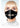 Super Naughty Dog Bone Gag Mask - Black
