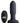Swell Inflatable Rechargeable Silicone Vibrating Missile Anal Plug - Black