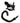 Tailz Black Cat Tail Anal Plug and Mask - Black - Set