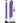 The G Rave Silicone Rechargeable G-Spot Light-Up Vibrator - Purple