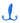 Trident Series MGX Syn P-Spot Prostate Stimulator - Blue