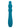 Turbo Glide Ripple Rechargeable Silicone Massager - Blue