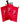 Ultra Soft Gear Bag 100% Cotton - Red - 8in X 13in - 3 Pack