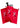 Ultra Soft Gear Bag 100% Cotton - Red - 8in X 13in - 3 Pack