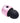 Vacation Vibes Vibrating Rechargeable Silicone Discreet Vibrator - Black/Pink