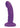 WhipSmart Curved Ripple Remote Control Silicone Rechargeable G-Spot/P-Spot Dildo - Purple - 6in