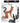 WhipSmart Foxtail Furry 16in Playset with Silicone Butt Plug - Black/Grey - 4.5in