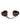 WhipSmart Heartbreaker Buckle Cuff - Black/Red