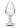 WhipSmart Heartbreaker Metal Butt Plug - Metal/Red/Silver - Medium