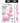 WhipSmart Play Tails Silicone Piggy Tail - Pink - 3in