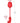 Wild Rose Come Hither Rechargeable Silicone Dual Stimulator with Clitoral Suction - Red